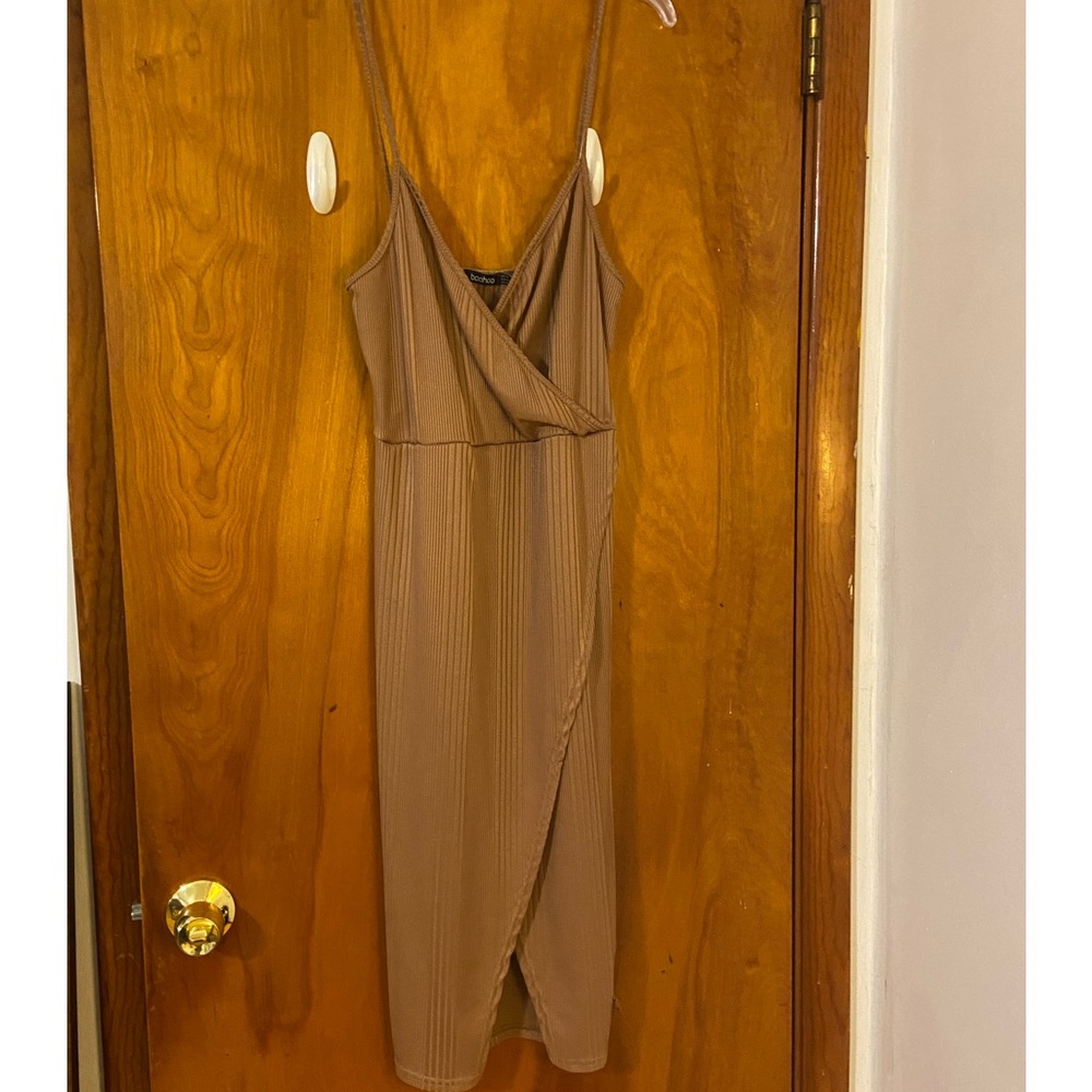 Boohoo Summer Ribbed Dress